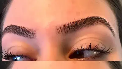 Eyebrow shapes located inside Salon studios