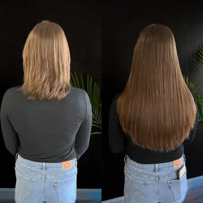 Hair extensions by Inna Kiv