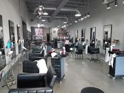 At Hair Salon