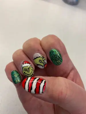 Showgirl Nails and Hair