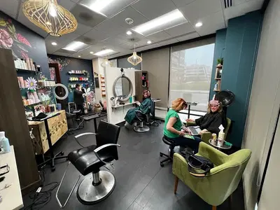 Sage and Sunflower Salon