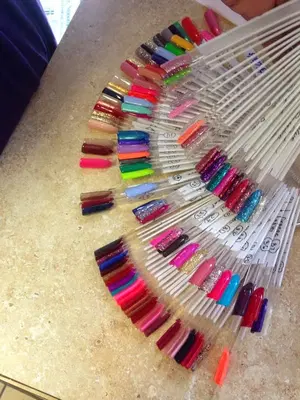Diana Rainbow Nails