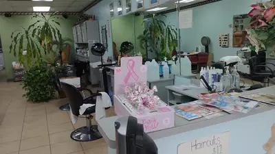 Hair nails beauty salon